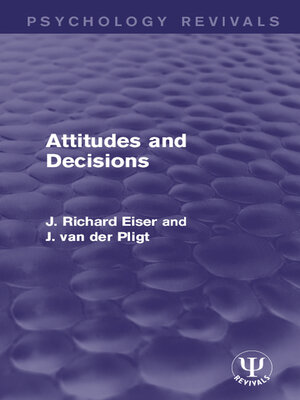 cover image of Attitudes and Decisions